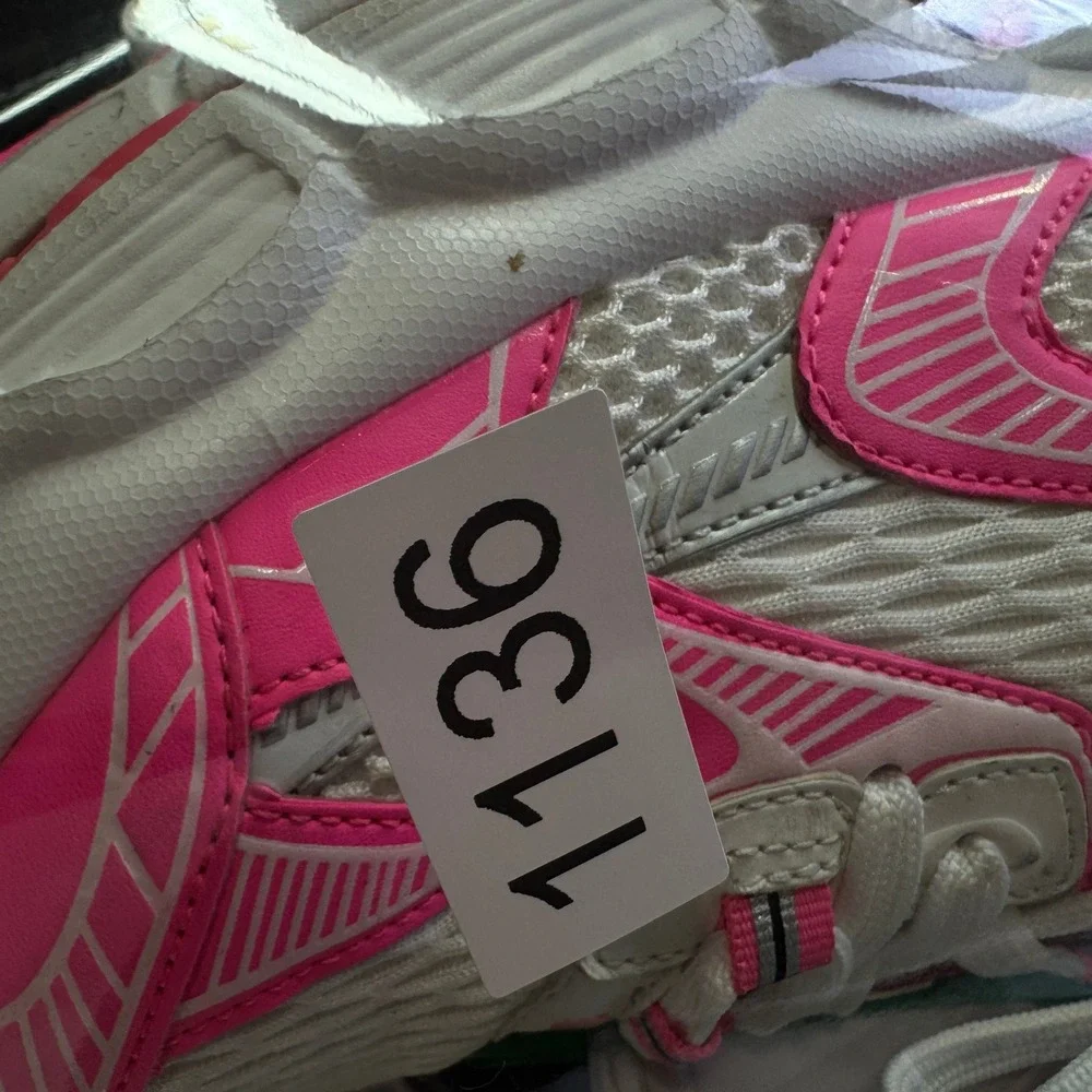 Chunky Sneakers‎ Women Size 9M Hot Pink White Mesh Athletic